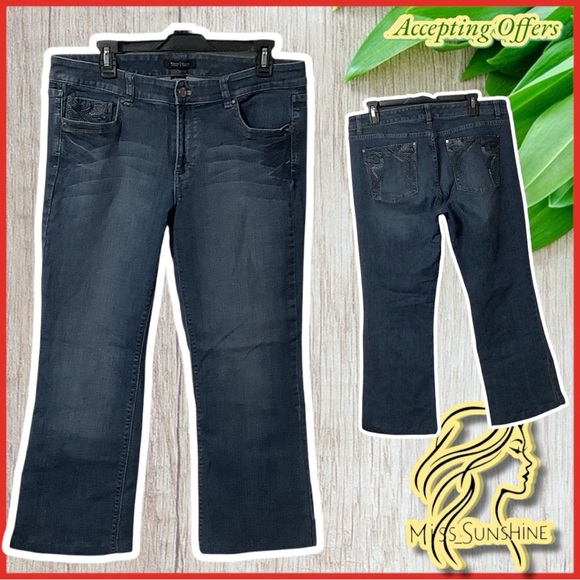 White House Black Market Denim - White House Black Market - Sz 12 - bootleg - professional hemmed to 27 length